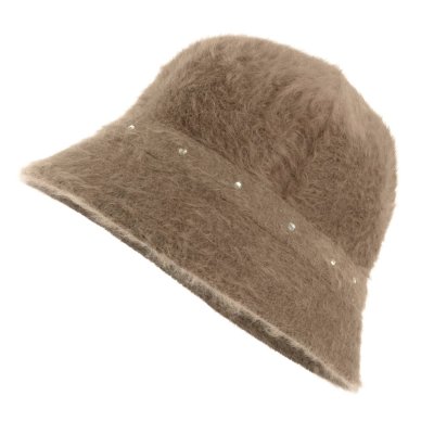 Hatter - Gårda Liskeard Angora Bucket Hat (brun)