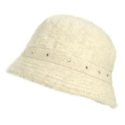 Hatter - Gårda Liskeard Angora Bucket Hat (hvit)