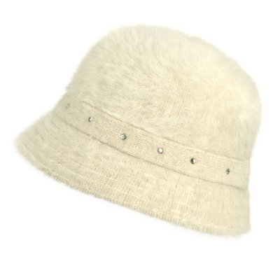 Hatter - Gårda Liskeard Angora Bucket Hat (hvit)