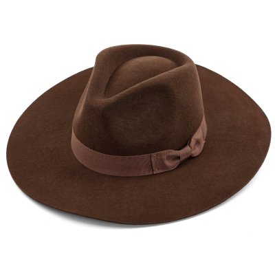 Hatter - Gårda Marcola Wide brimmed Fedora (brun)
