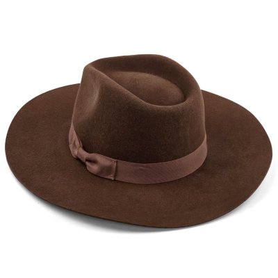 Hatter - Gårda Marcola Wide brimmed Fedora (brun)