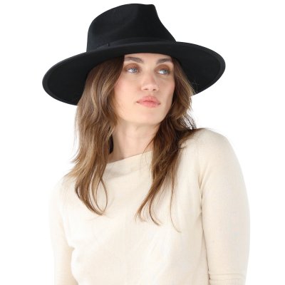 Hatter - Gårda Marcola Wide brimmed Fedora (svart)