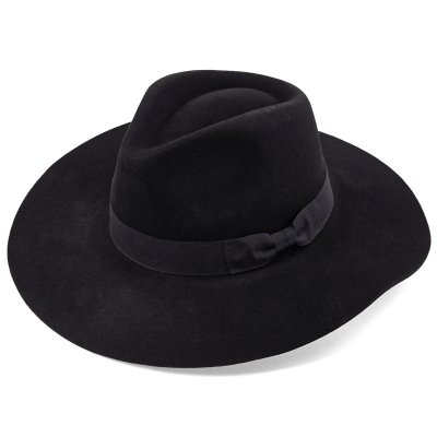 Hatter - Gårda Marcola Wide brimmed Fedora (svart)