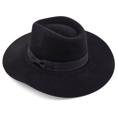 Hatter - Gårda Marcola Wide brimmed Fedora (svart)