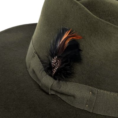 Hatter - Gårda Molinella Crushable Wool felt Fedora (grønn)