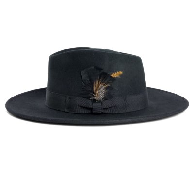 Hatter - Gårda Molinella Crushable Wool felt Fedora (svart)
