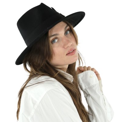 Hatter - Gårda Molinella Crushable Wool felt Fedora (svart)