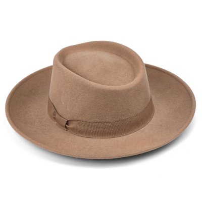 Hatter - Gårda Napoli Fedora Wool Hat (beige)