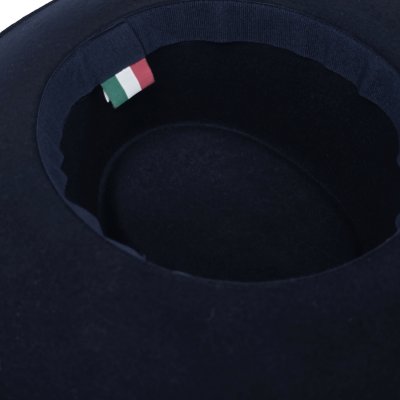 Hatter - Gårda Napoli Fedora Wool Hat (marineblå)
