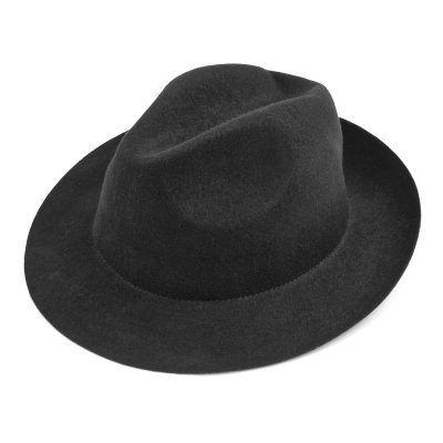 Hatter - Gårda Osiglia Fedora Wool Hat (sort)