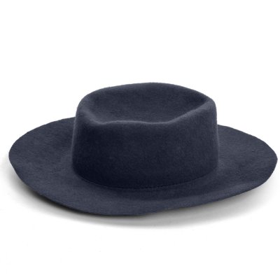 Hatter - Gårda Pinerolo Unstructured Wool Hat (blå)