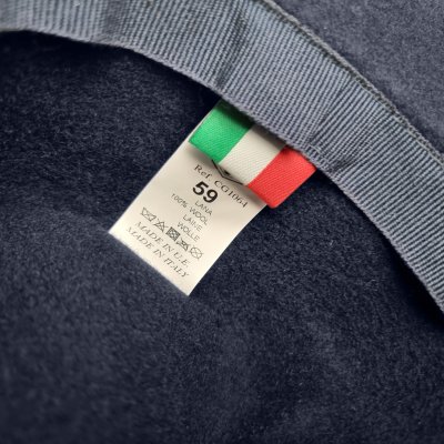 Hatter - Gårda Pinerolo Unstructured Wool Hat (blå)