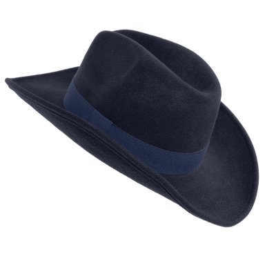 Hatter - Gårda Pocatello Crushable Wool felt Western hat (blå)