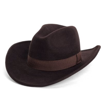 Hatter - Gårda Pocatello Crushable Wool felt Western hat (brun)