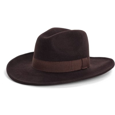 Hatter - Gårda Pocatello Crushable Wool felt Western hat (brun)