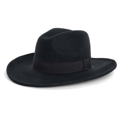 Hatter - Gårda Pocatello Crushable Wool felt Western hat (svart)