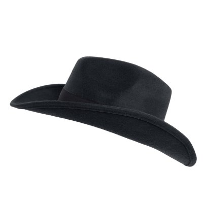 Hatter - Gårda Pocatello Crushable Wool felt Western hat (svart)