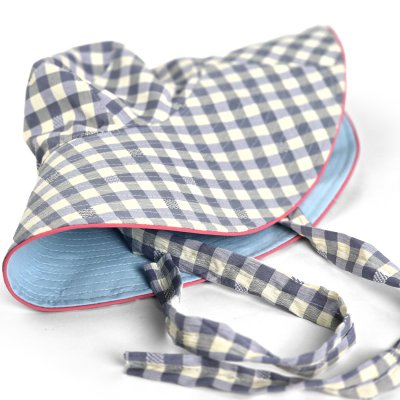 Hatter - Gårda Poppy Checkered sun hat (blå)