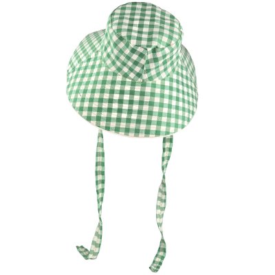 Hatter - Gårda Poppy Checkered sun hat (grønn)