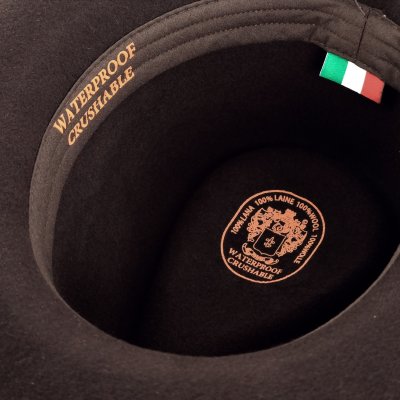 Hatter - Gårda Santaquin Crushable Wool felt Western hat (brun)