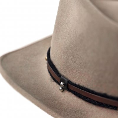 Hatter - Gårda Santaquin Crushable Wool felt Western hat (taupe)