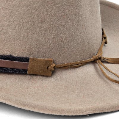 Hatter - Gårda Santaquin Crushable Wool felt Western hat (taupe)