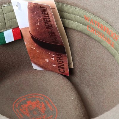 Hatter - Gårda Santaquin Crushable Wool felt Western hat (taupe)