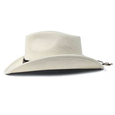 Hatter - Gårda Santaquin Crushable Wool felt Western hat (hvit)