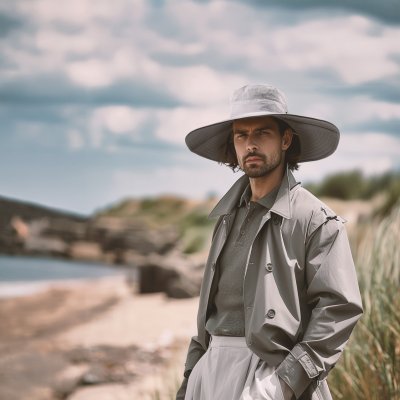 Hatter - Gårda Sarek Outdoor Hat (lysegrå)