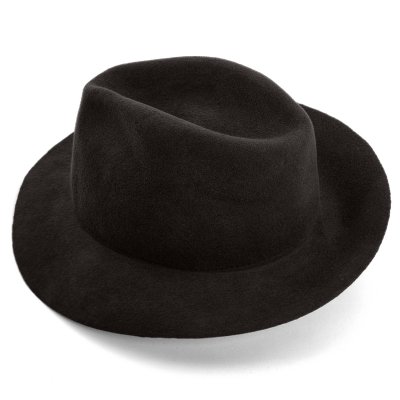 Hatter - Gårda Sassari Wool Fedora (svart)