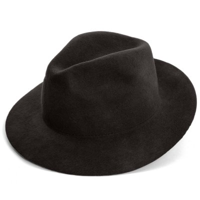 Hatter - Gårda Sassari Wool Fedora (svart)