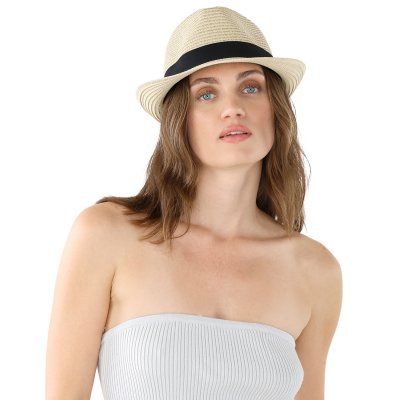 Stråhatt - Gårda Seville Trilby (beige)
