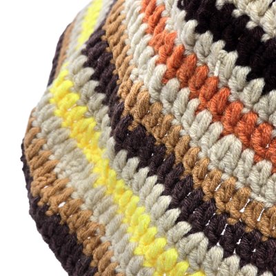 Hatter - Gårda Solero Knitted Bucket Hat (beige/multi)