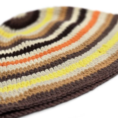 Hatter - Gårda Solero Knitted Bucket Hat (beige/multi)
