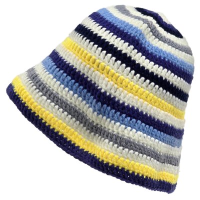 Hatter - Gårda Solero Knitted Bucket Hat (blå/multi)