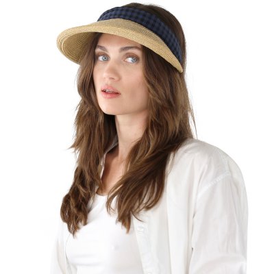 Solskjerm - Gårda Split Visor (naturlig/svart/blå)