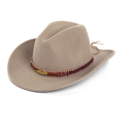 Hatter - Gårda Toquerville Crushable Wool felt Western hat (beige)