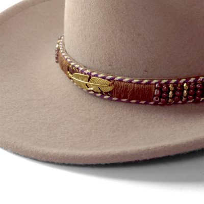 Hatter - Gårda Toquerville Crushable Wool felt Western hat (beige)