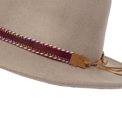 Hatter - Gårda Toquerville Crushable Wool felt Western hat (beige)