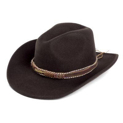 Hatter - Gårda Toquerville Crushable Wool felt Western hat (brun)