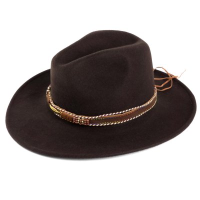 Hatter - Gårda Toquerville Crushable Wool felt Western hat (brun)