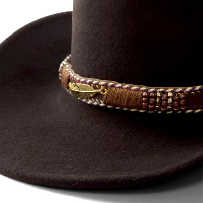 Hatter - Gårda Toquerville Crushable Wool felt Western hat (brun)