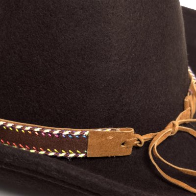 Hatter - Gårda Toquerville Crushable Wool felt Western hat (brun)