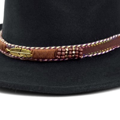 Hatter - Gårda Toquerville Crushable Wool felt Western hat (svart)