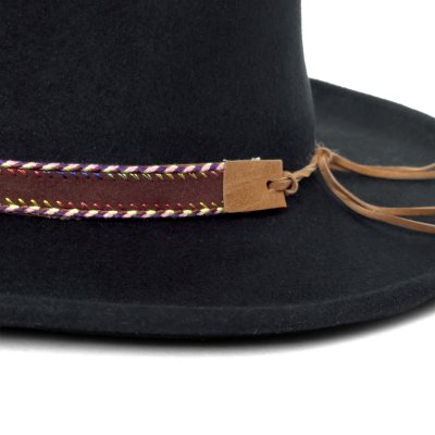 Hatter - Gårda Toquerville Crushable Wool felt Western hat (svart)