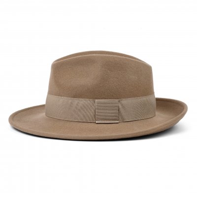 Hatter - Gårda Volterra Fedora Wool Hat (beige)