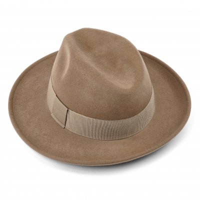 Hatter - Gårda Volterra Fedora Wool Hat (beige)