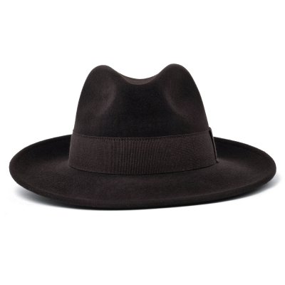 Hatter - Gårda Volterra Fedora Wool Hat (mørk brun)