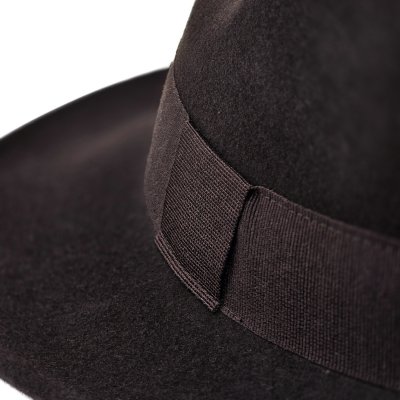 Hatter - Gårda Volterra Fedora Wool Hat (mørk brun)