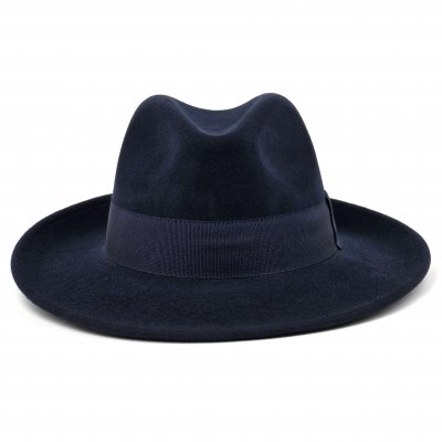 Hatter - Gårda Volterra Fedora Wool Hat (marineblå)